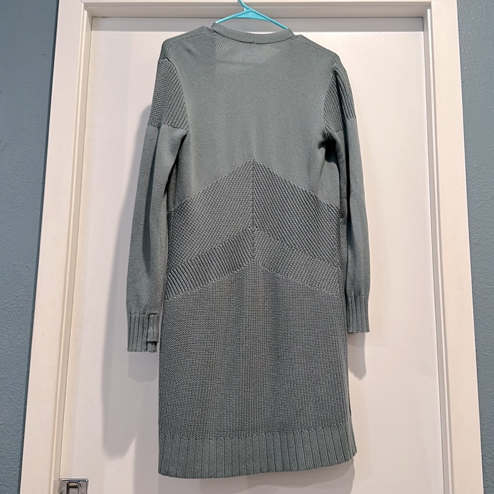 Lululemon Sincerely Yours Wrap Sweater Tidewater Teal - Picture 7 of 7